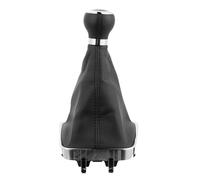 LIANGBAOS Pomos De Palanca De Cambios Perilla De Cambio De Marchas De 5/6 Velocidades Con Funda De Cuero Para VW Para Tiguan 2007-2011(6 Speed Suit)