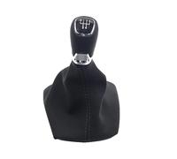LIANGBAOS Pomos De Palanca De Cambios Pomo De Palanca De Cambios Para Skoda Para Octavia A5 A6 2004-2012, Funda Protectora Para Palanca De Cambios(5 speed set)