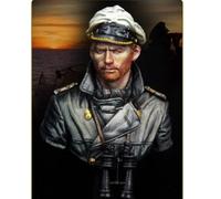 liangcaihua 1/10 Busto de Resina de Soldado alemán de la Segunda Guerra Mundial sin Pintar ni ensamblar //l7d5X33