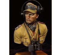 liangcaihua 1/10 Busto de Resina de Soldado alemán de la Segunda Guerra Mundial sin Pintar ni ensamblar //l7d5X43