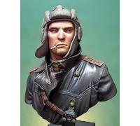 liangcaihua 1/10 Busto de Resina de Soldado soviético de la Segunda Guerra Mundial sin Pintar ni ensamblar //l7d9X1