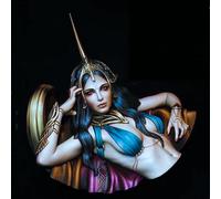 liangcaihua 1/10 Busto de Resina de una Antigua guerrera sin Pintar ni ensamblar // O7S4X15