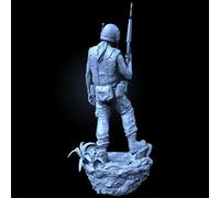 liangcaihua 1/18 Vietnam US Soldier Resin Model Kit Kit de Resina de Soldado sin Pintar y sin Montar //F4S7L3