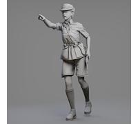 liangcaihua 1/22 Kit de Modelo de Resina de Soldado Femenino de Ciencia ficción Kit de Modelo sin Pintar y sin montar//Q7L9j15