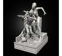 liangcaihua 1/24 Kit de Modelo de Resina de Soldado Femenino Agente Secreto de Ciencia ficción Kit de Modelo de Resina de Soldado sin Pintar y sin Montar //x7f5L15