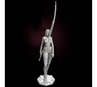 liangcaihua 1/24 Kit de Modelo de Resina de Soldado Femenino Agente Secreto de Ciencia ficción Kit de Modelo de Resina de Soldado sin Pintar y sin Montar //x7f5L1