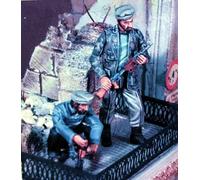 liangcaihua 1/35 Kit de modelismo de Resina de Soldado de Las Fuerzas Armadas Locales afganas Kit de modelismo de Resina de Soldado sin Pintar ni Montar (2 Hombres)//k9F6O3