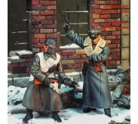 liangcaihua 1/35 Kit de Modelo de Resina de Soldado alemán de la Segunda Guerra Mundial sin Pintar ni ensamblar (2 Figuras) //O9I4e366