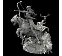 liangcaihua 120mm Kit de Modelo de Resina sin Pintar y sin Montar //I7Z4T5