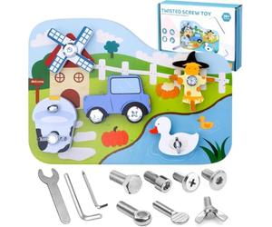 Liangding Granja Montessori, 5 Piezas Desmontables, 7 Tornillos, 3+