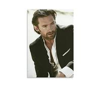 LIANGFANG Hugh Jackman - Póster fotográfico de estrella sexy y guapa, 1 habitación, póster estético impreso, pintura de pared, lienzo, regalos, decoración moderna de dormitorio, 20 x 30 cm