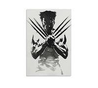 LIANGFANG Hugh Jackman - Póster fotográfico de estrella sexy y guapa, 8 cuadros artísticos para pared, lienzo impreso, obras de arte, decoración de dormitorio, sala de estar, 40 x 60 cm