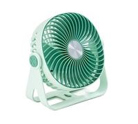 LIANGGM Ventilador Fan Ventilador De Mesa Ventilador De Escritorio USB Ventilador Doméstico Rotación De 360 ° Potente Para Acampar Trabajo En Casa Viajes(Grün)