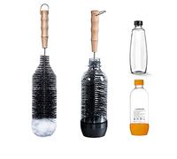 LiangMai Cepillo para botellas compatible con botellas SodaStream de 1 l, botellas Crystal PET y Duo, KST y botella de cristal de 1 l, como cepillo para vasos