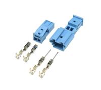 LIANGMEI 1/5/10/20 kits 2 luz de la puerta del coche socket A-dio tweeter p/lug B-14525-1 9-968554-1 9-968554-1A 8-1452577-1A (conjunto masculino femenino, 20Sets)