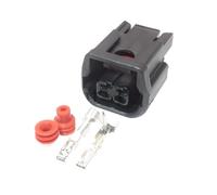 LIANGMEI 1 Juego De 2 Clavijas 6181-6851 6189-7408 Cable De Luz Antiniebla De Arranque De Automóvil Enchufes Conector De Carcasa De Plástico compatible with the Automóvil(Female with wire)