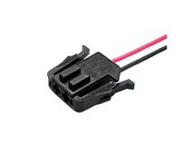 LIANGMEI 1 Juego De 2 Pines 1-929588-1 191972702 Conector Automotriz Hembra ABS Cable Arnés Enchufe(Dark Grey,5 Sets)