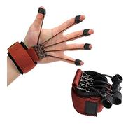 LIANGMEI Extensor de dedos y manos con banda de resistencia, fortalecedor, extensión de flexión, fortalecedor de entrenamiento, color rojo