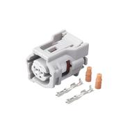 LIANGMEI Qingqing Store 1/5/20 juegos 0.6 mm 2 pines smtmo hembra gris impermeable auto ABS sensor de velocidad de rueda conector de enchufe 6189-7073 (tamaño: 20 juegos)