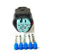 LIANGMEI Qingqing Store 1 Juego de Conector de Cable eléctrico automotriz Impermeable Hembra de 5 Pines Apto for VW Audi 1 928 405 159 Sensor de inyección Compatible con Ford 1928405159
