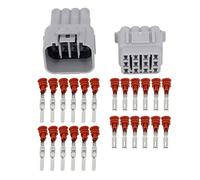 LIANGMEI Qingqing Store Conector de Alambre eléctrico a Prueba de Agua de 12 Pines Dj7125y-2.2-11/21 Conector de automóviles Masculino y Femenino(10 Sets)
