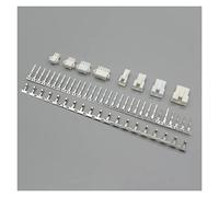 LIANGMEI Qingqing Store - Juego de 10-100 conectores SM negro nevado de 2,54 mm, carcasa macho hembra + terminales SM-2P SM-2R JST SM2.54 2/3/4/5/6/7/8 P Pin (color: blanco, tamaño: 50SET_9P)