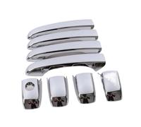 LIANGYIMEI ABS Cromado 4 Cubiertas Manijas Puertas Pegatina Para Jeep Para Grand Para Cherokee WK2 2011-2017 Accesorios Exteriores 8 Uds(No intelligent)