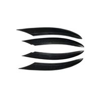 LIANGYIMEI Alerón Delantero Coche para Mercedes para Benz Clase C W205 C180 C200 C260 2019-2021 Divisor De Parachoques Delantero Alerón Lateral Rejilla De Ventilación Y Cortavientos(2 Glossy Black)