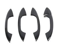 LIANGYIMEI Para Mercedes Para Benz A C CLA Clase W177 W205 X253 C118 2017-2021 Cubierta De Manija Puerta Coche De Fibra Carbono Molduras De Marcos Protector(Fibra de carbon,2)