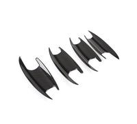 LIANGYIMEI Para Mercedes Para Benz C E GLC Clase W205 W213 X253 2015-2019 Manija De Puerta De Coche Textura Carbono Cubierta Cuenco Exterior Embellecedor(Bowl Carbon style)