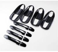 LIANGYIMEI Para Mercedes Para Benz Para Vito W447 V-class 2014-2020 Parte Exterior De Fibra Carbono Cubierta De Manija Puerta Coche Accesorios De Estilo(Black,Bowl and handle)