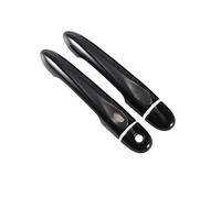LIANGYIMEI Para Renault Para Alpine Para Vision A110 2017-2021 Parte Exterior Cubierta De Manija Puerta Coche Fibra Carbono Accesorios De Estilo(Black,1key 1 button)