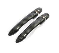 LIANGYIMEI Para Renault Para Alpine Para Vision A110 2017-2021 Parte Exterior Cubierta De Manija Puerta Coche Fibra Carbono Accesorios De Estilo(Carbon,0key 0 button)