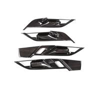 LIANGYIMEI Para X1 F48 X2 F47 2016-2021 Auto Interio Cubierta De Manija De Puerta Interior De Coche Pegatina Embellecedora Protectora Para Cuenco De Puerta (Black Wood Grain)