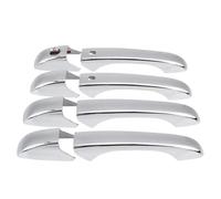 LIANGYIMEI Pieza Exterior Cromada Coche Cubiertas Para Manijas Puerta Protección Embellecedora Para Jeep Para GRAND Para CHEROKEE 2011-2017 8 Uds