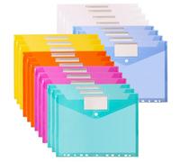 LiangYuanZen Tenemos 20 carpetas prácticas de LiangYuanZen. Sus colores. Organizador de carpetas A4 para archivar documentos - ideal para ordenar.