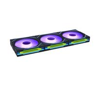 LIANLI Ventilador de caja, modelo inverso, UNI FAN RS-SL-INF Wireless BK Triple Pack, espejo infinito, conexión en cadena, producto japonés autorizado