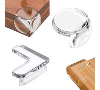 LIANRISES 20 Piezas Protege Esquinas Bebe, Esquineras Protectoras Bebe Transparente, Protector Esquinas Muebles, Protección Infantil Autoadhesiva para Bebés y Niños En El Hogar, Protector Mesa