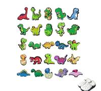 LIANRISES 25 Piezas Dinosaurios Shoe Charms Pins Para Crocs Accesorios Para Jibbitz Adorno Zapatos