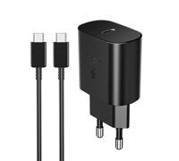 LIANSUM 25W Cargador rápido USB Tipo C Compatible con Samsung Galaxy S25/S24/S23/S22/S21/S20, A55 5g/A54/A56/A35/A34/A33/A25/A23/A15/A16/A13/A05,M13/M14/M15/M33/M53/M55 Carga Rápida EP-TA800N