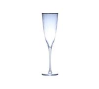 LIANTIAN Copa de champán para Bodas, Copa de Cristal sin Plomo de Base Alta, diseño de Barra Vertical, Utilizada para Bodas y reuniones(Clear,26 * 7.1 * 7)