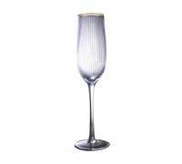 LIANTIAN Copa de champán para Bodas, Copa de Cristal sin Plomo de Base Alta, diseño de Barra Vertical, Utilizada para Bodas y reuniones(Clear,26 * 7 * 5)