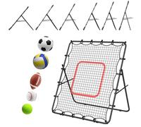 LIANTRAL Red de Rebote de Voleibol, Equipo de Entrenamiento portátil para fútbol, béisbol, Voleibol, Objetivo de Retroceso Ajustable para Tiro, Pase y Control de Entrenamiento, 120 x 140 cm