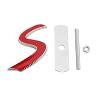 LIANXUE Insignia de rejilla frontal 3D metal S para Mini Cooper R50 R52 R53 R56 R57