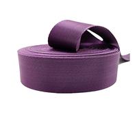 LIANYG Cinta Sarga 10 Yardas 30 mm Lienzo Correa de Nylon Cinta de Cinta de Cinta de Costura Bolsa de Correa Accesorios Cinta bies 285 (Color : Dark Purple)