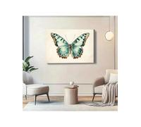 lianyibo 1 pezzo moderno acquerello farfalla tela arte da parete stampa animale tela opera d'arte natura per soggiorno ufficio arredamento 50x75 cm senza cornice