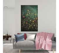 lianyibo Arte mural bíblico Más poderoso que las olas, Salmo 93:4, versículo bíblico impreso sobre el mar en calma, decoración cristiana para el hogar (50 x 75 cm/sin marco)