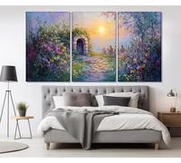 lianyibo Cuadro de la Resurrección de Jesús impreso en lienzo, impresión en lienzo de la Sagrada Biblia, arte religioso para pared, decoración del hogar (50 x 75 cm x 3 pulgadas/marco interior)