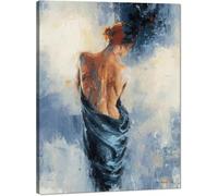 lianyibo pezzo di bella donna su tela, arte murale astratta, dipinto di donne, corpo nudo colorato, poster, stampe, opera d'arte, decorazione per la casa, 70x100 cm, senza cornice