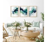 lianyibo Set di 3 stampe d'arte astratta moderna, poster minimalista, stampe ad acquerello, decorazioni per camera da letto e soggiorno, 50x75 cm, senza cornice.